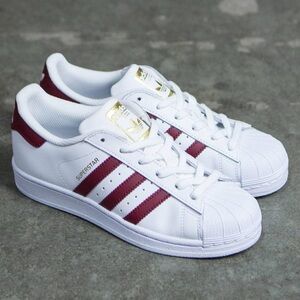 Adidas White and Red Sneakers for Everyday Style